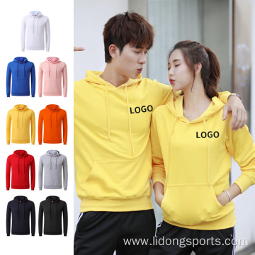 Custom Unisex Colorful Spring Pullover Hooded Sweatshirt